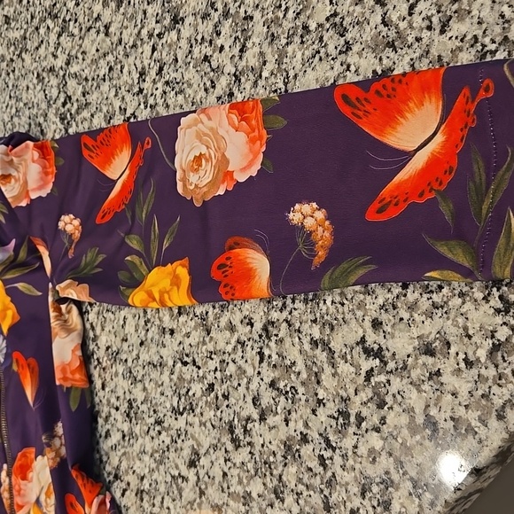 DISNEY PARKS TINKERBELL PEPLUM ZIP FRONT JACKET,CARDIGAN,BLAZER. SIZE X-SMALL. - Picture 10 of 11